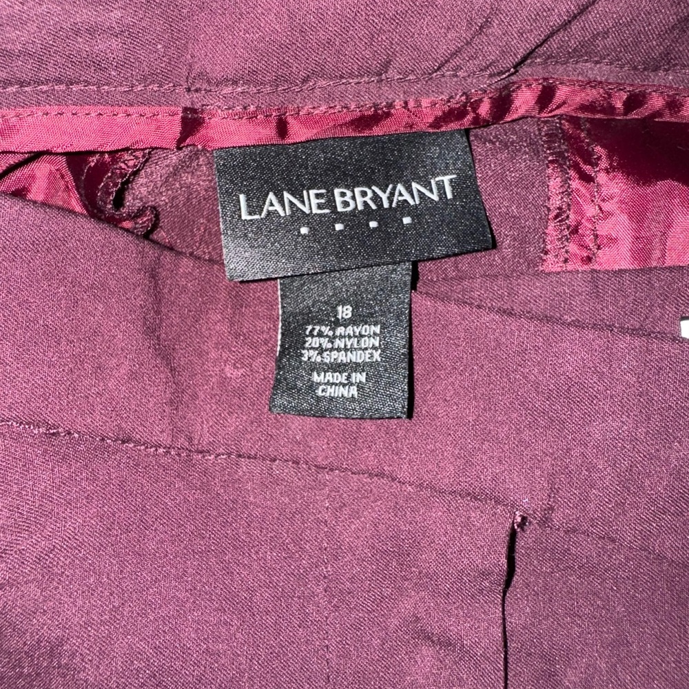 Lane Bryant Rich Purple slacks